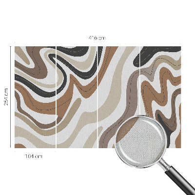 Fotomural decorativo para cabecero de cama Ondas armoniosas