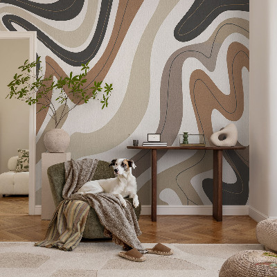 Fotomural decorativo para cabecero de cama Ondas armoniosas