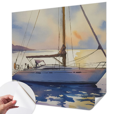 Mural de pared con estampado hermoso Velero Oeste