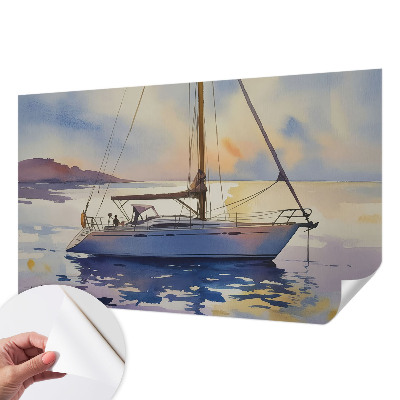 Mural de pared con estampado hermoso Velero Oeste