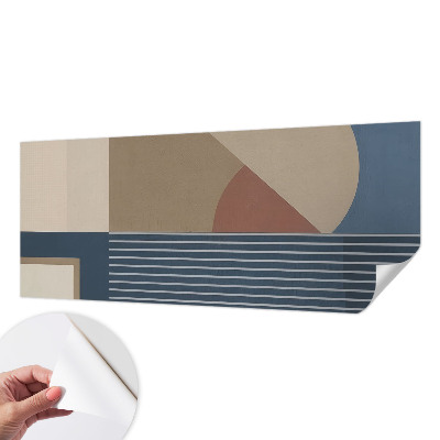 Papel mural con patrón decorativo Geometría armoniosa