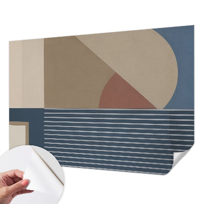 Papel mural con patrón decorativo Geometría armoniosa
