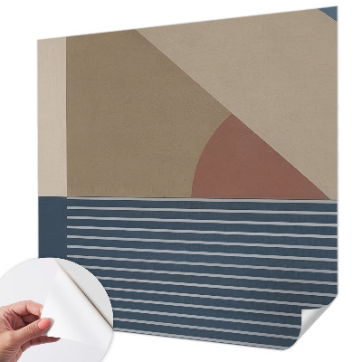 Papel mural con patrón decorativo Geometría armoniosa
