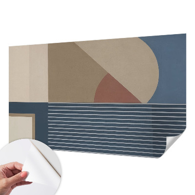 Papel mural con patrón decorativo Geometría armoniosa