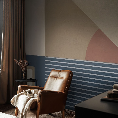 Papel mural con patrón decorativo Geometría armoniosa