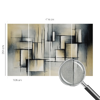 Fotomural decorativo para cabecero de cama Geometría abstracta