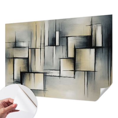 Fotomural decorativo para cabecero de cama Geometría abstracta
