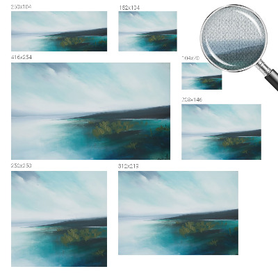 Fotomural decorativo para cabecero de cama Armonía del agua