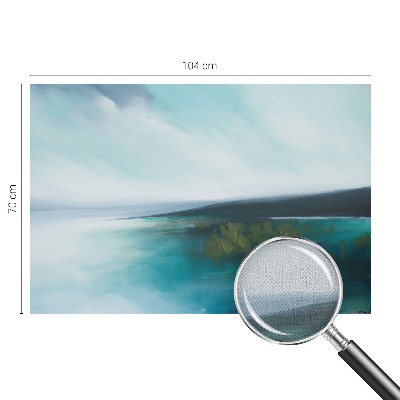 Fotomural decorativo para cabecero de cama Armonía del agua