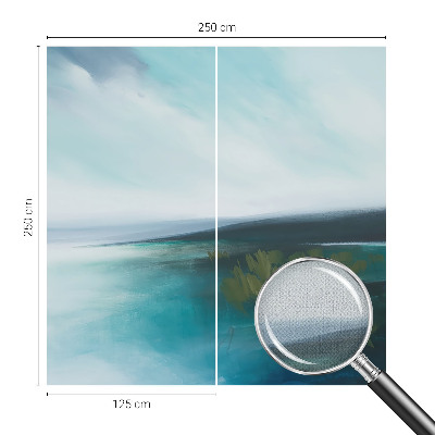 Fotomural decorativo para cabecero de cama Armonía del agua