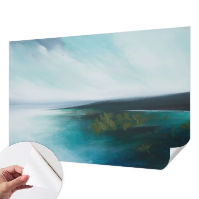 Fotomural decorativo para cabecero de cama Armonía del agua