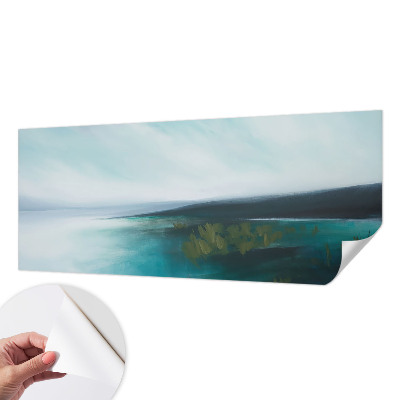 Fotomural decorativo para cabecero de cama Armonía del agua