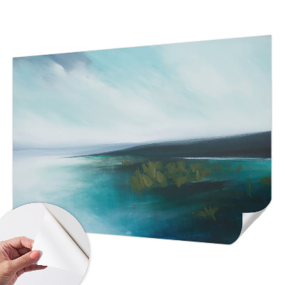 Fotomural decorativo para cabecero de cama Armonía del agua
