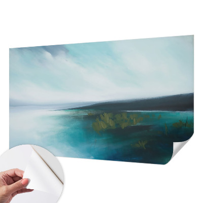 Fotomural decorativo para cabecero de cama Armonía del agua