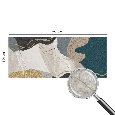 Papel mural texturado decorativo Formas abstractas