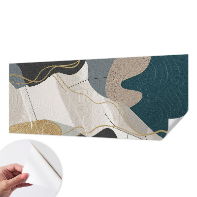 Papel mural texturado decorativo Formas abstractas