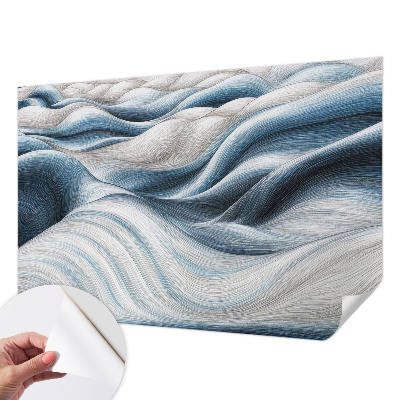 Papel mural con patrón decorativo Ondas suaves