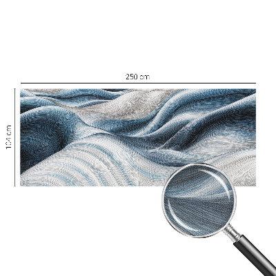 Papel mural con patrón decorativo Ondas suaves