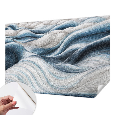 Papel mural con patrón decorativo Ondas suaves