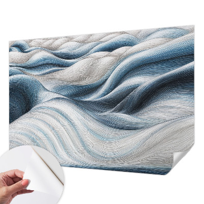 Papel mural con patrón decorativo Ondas suaves