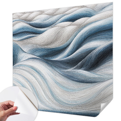 Papel mural con patrón decorativo Ondas suaves
