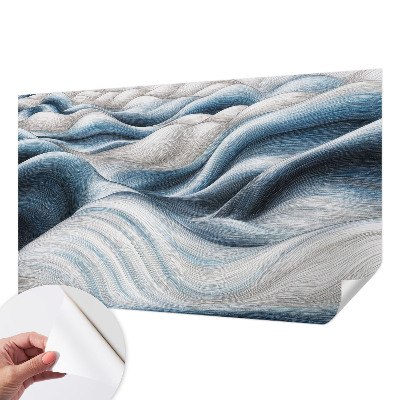 Papel mural con patrón decorativo Ondas suaves