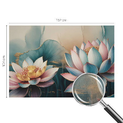 Mural de pared con estampado hermoso Lotos de la Armonía