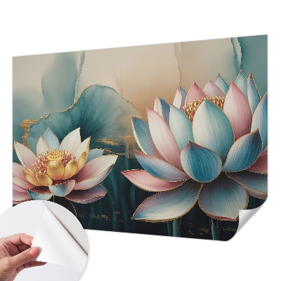 Mural de pared con estampado hermoso Lotos de la Armonía