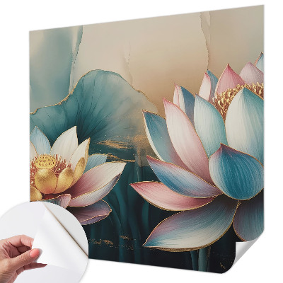 Mural de pared con estampado hermoso Lotos de la Armonía