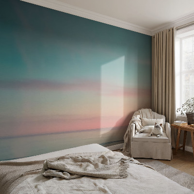Papel mural con patrón decorativo mar en calma