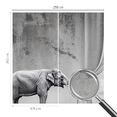 Mural de pared con estampado hermoso Elefante surrealista