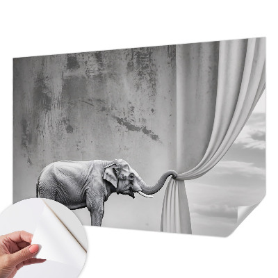 Mural de pared con estampado hermoso Elefante surrealista