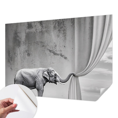 Mural de pared con estampado hermoso Elefante surrealista