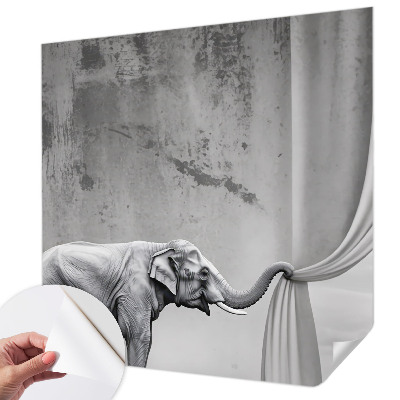 Mural de pared con estampado hermoso Elefante surrealista