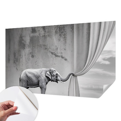 Mural de pared con estampado hermoso Elefante surrealista