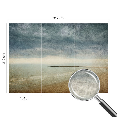 Mural de pared con estampado hermoso Paisaje nostálgico