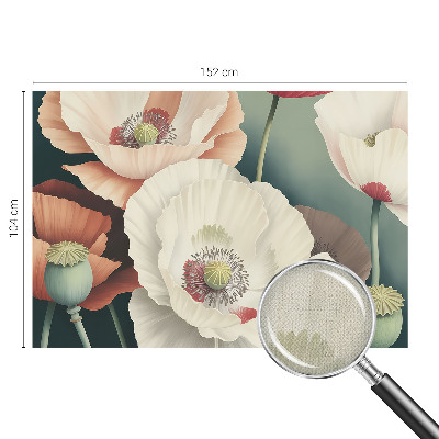 Papel mural texturado decorativo Belleza floral