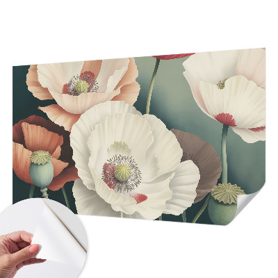 Papel mural texturado decorativo Belleza floral
