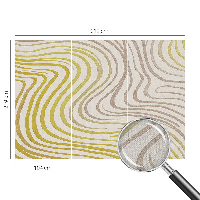 Papel mural con patrón decorativo Elegancia líquida