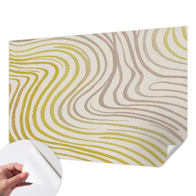 Papel mural con patrón decorativo Elegancia líquida