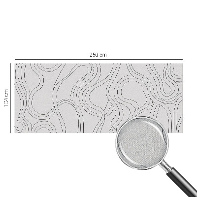 Fotomural decorativo para cabecero de cama Líneas orgánicas