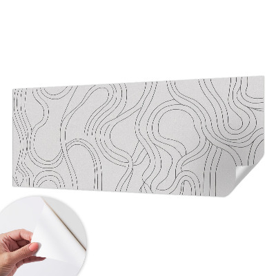 Fotomural decorativo para cabecero de cama Líneas orgánicas