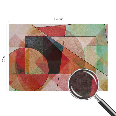 Papel mural con patrón decorativo abstracción geométrica