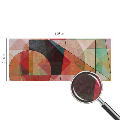Papel mural con patrón decorativo abstracción geométrica