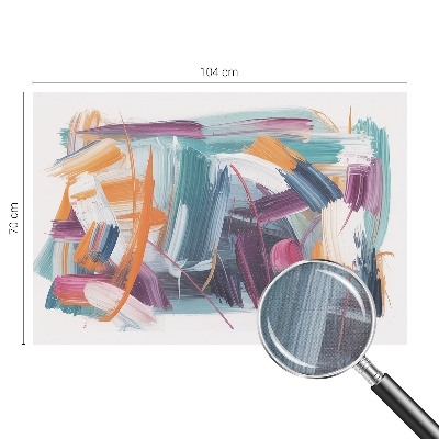 Papel mural con patrón decorativo Golpes enérgicos