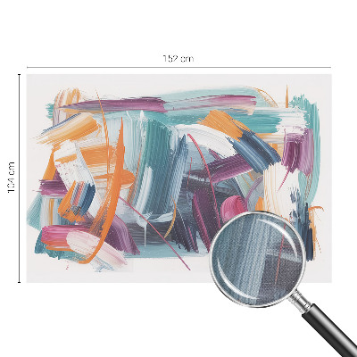 Papel mural con patrón decorativo Golpes enérgicos