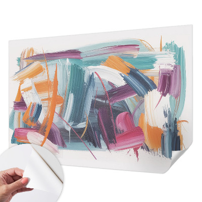 Papel mural con patrón decorativo Golpes enérgicos