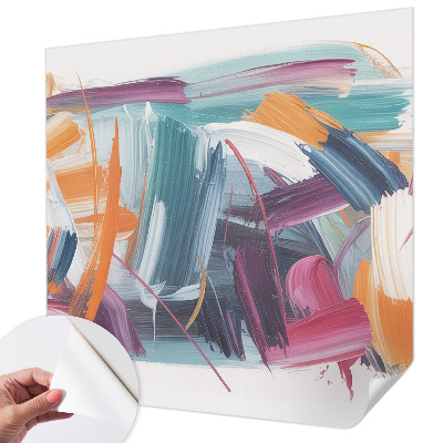 Papel mural con patrón decorativo Golpes enérgicos