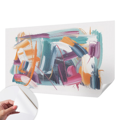 Papel mural con patrón decorativo Golpes enérgicos