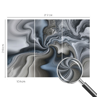 Papel mural texturado decorativo Nubes arremolinadas